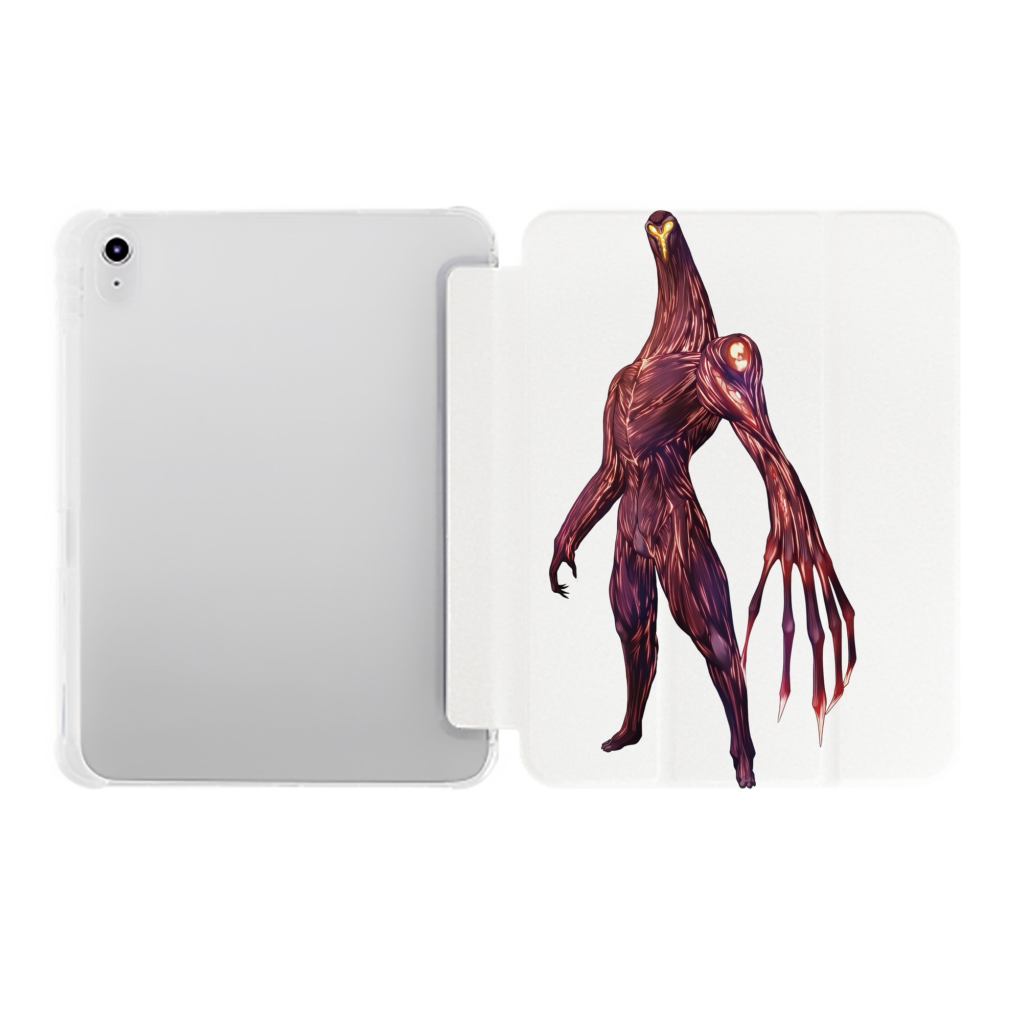 （画像用） ウルトラマン Ultraman IPad ケース ペン収納付き 三つ折りスタンド PUレザー×シリコン 対応機種9.5/10.5/10.9インチ